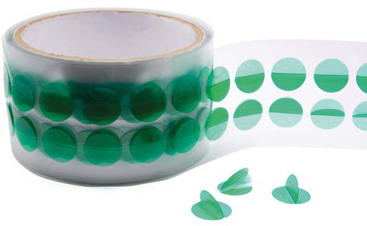 Green discs with handle