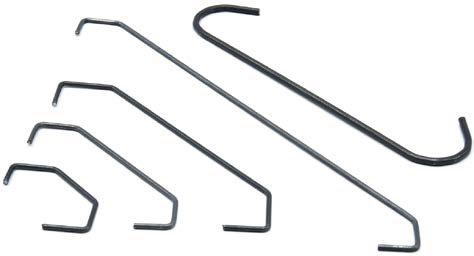 Standard steel hooks for painting