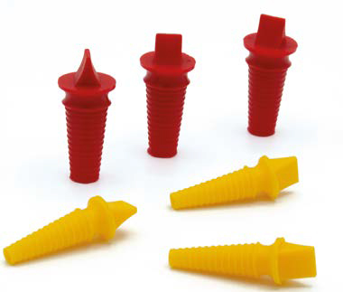 Ventilated conical plugs